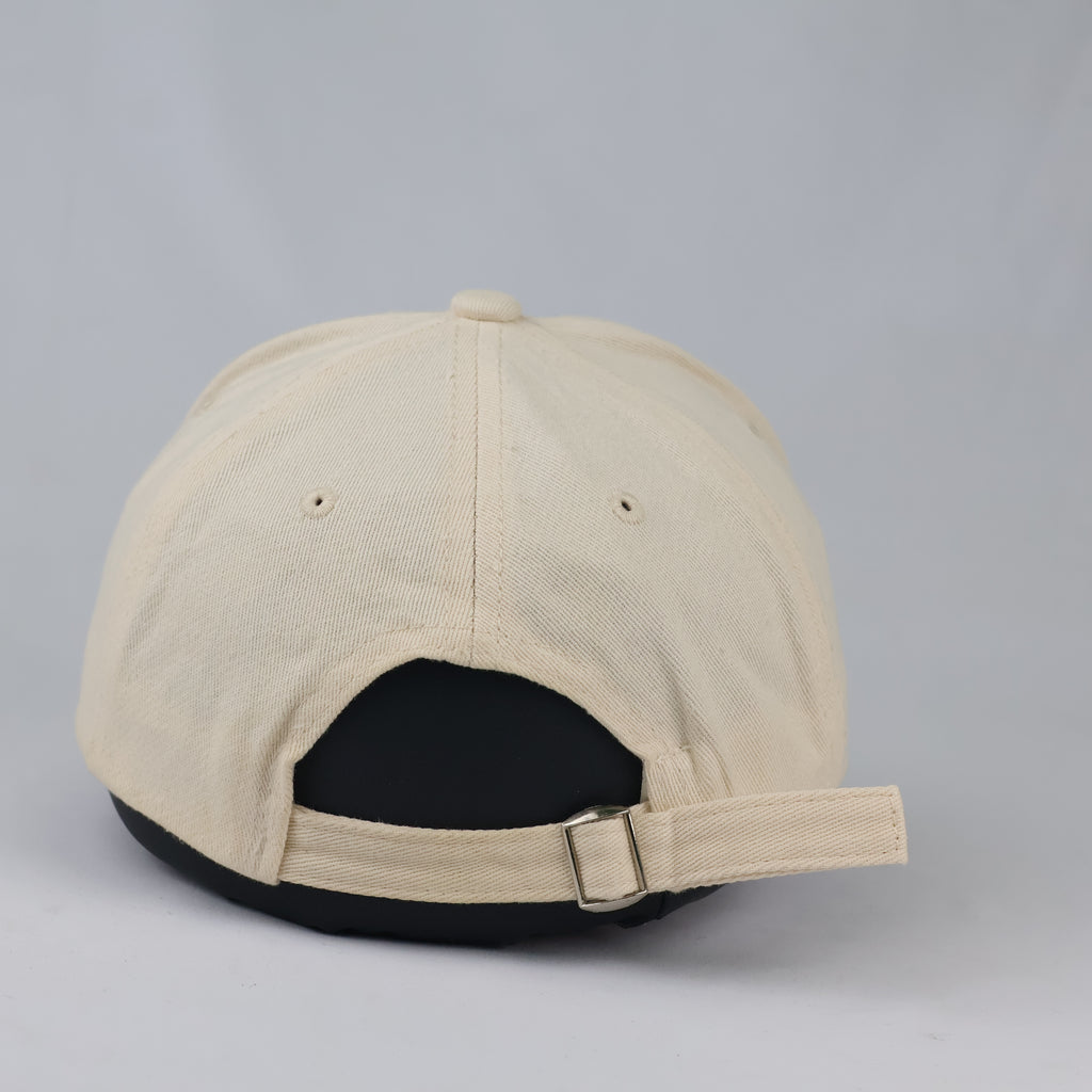 Retro Brooklyn New York Embroidered Hat - Cream & Forest Green Cap