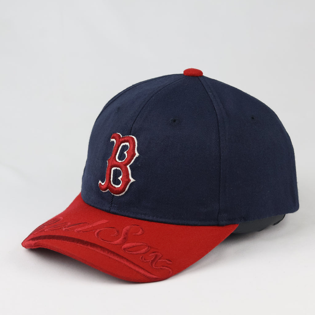 Vintage Boston Red Sox MLB Hat | Navy Blue & Red Adjustable Cap 53-55cm