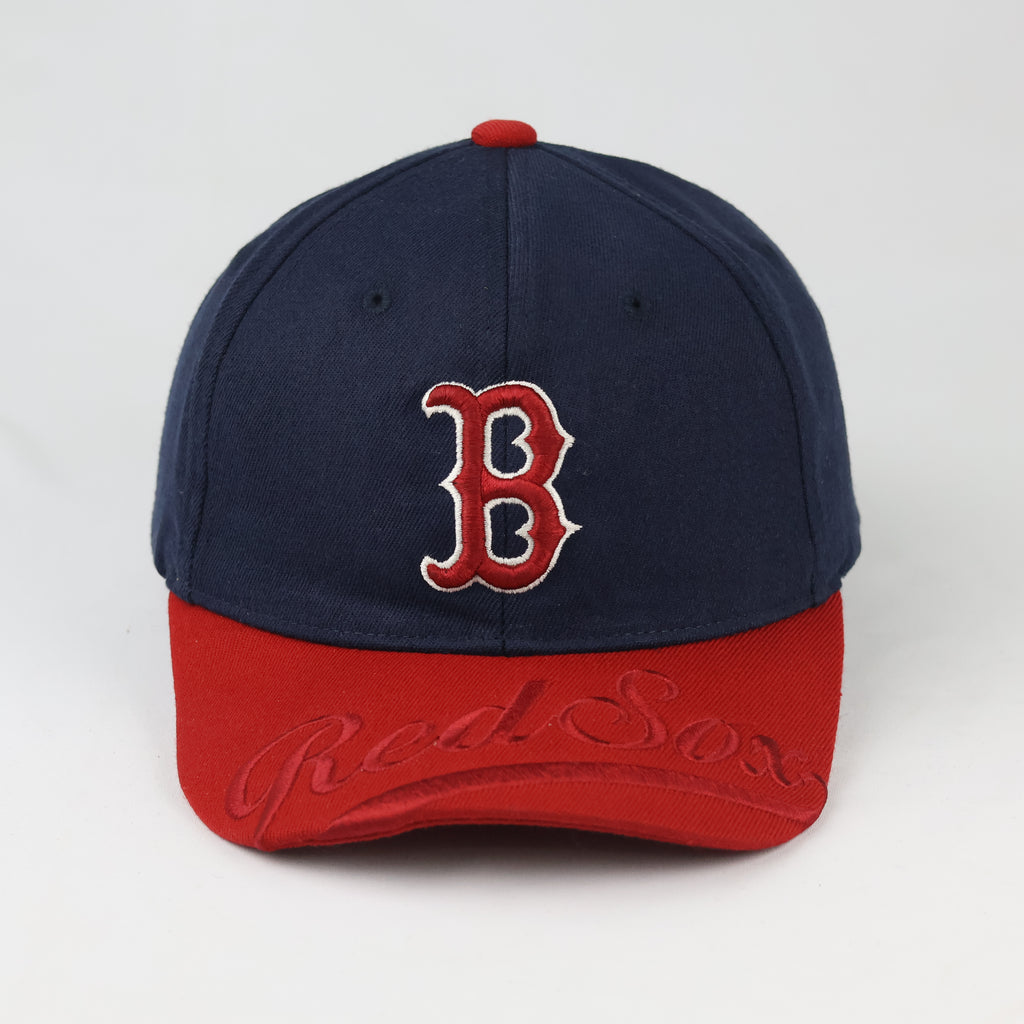 Vintage Boston Red Sox MLB Hat | Navy Blue & Red Adjustable Cap 53-55cm