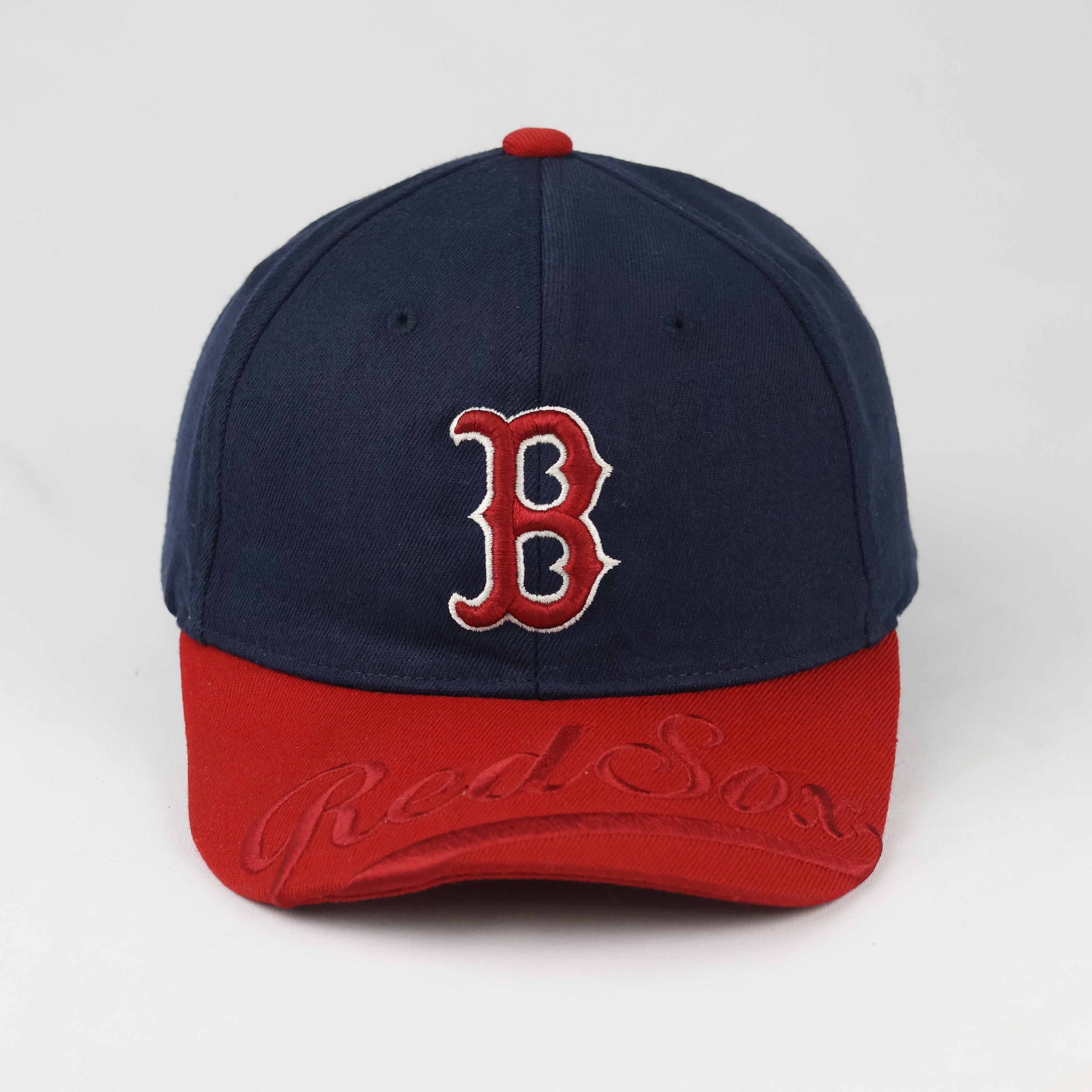 Vintage Boston Red Sox MLB Hat | Navy Blue & Red Adjustable Cap 53-55cm