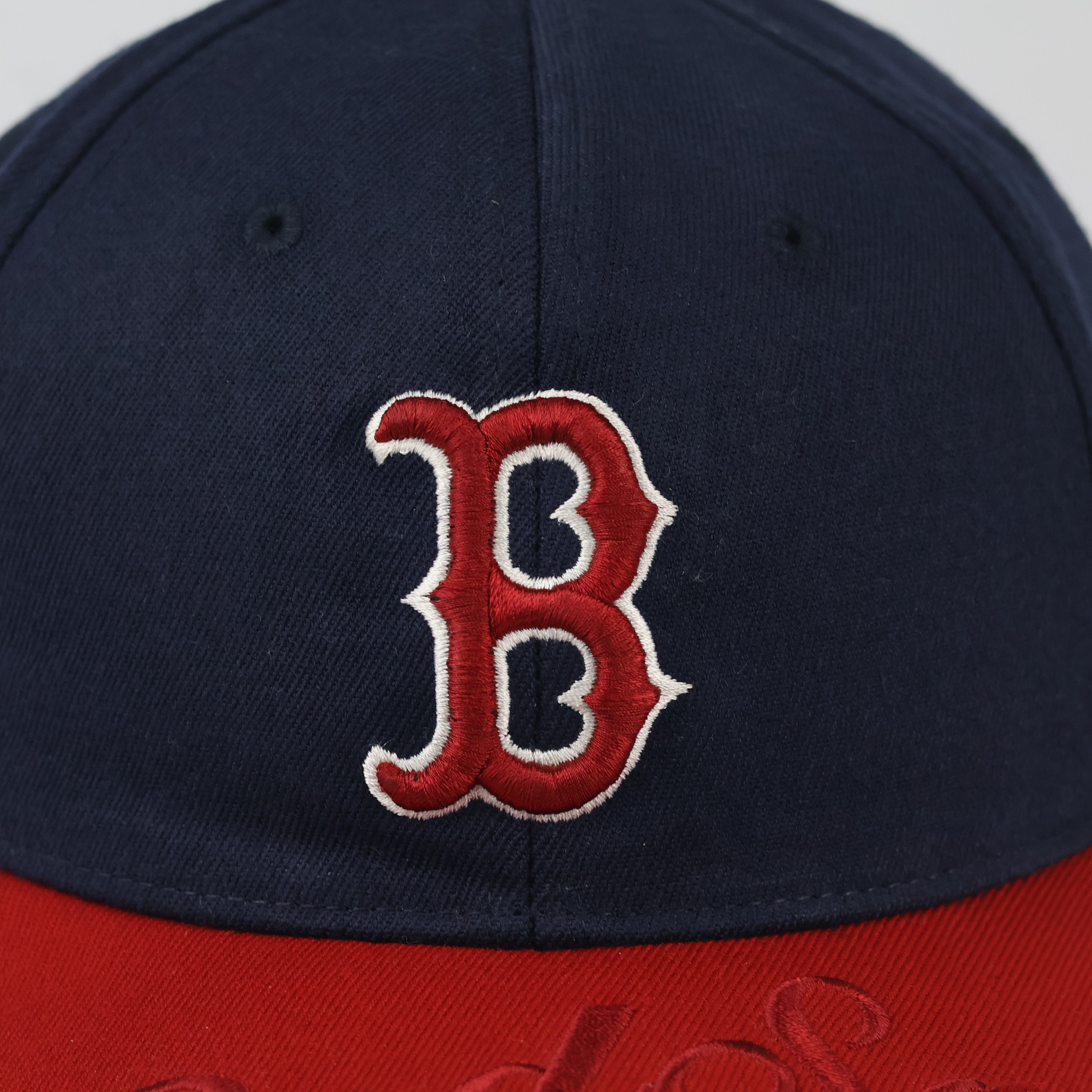 Vintage Boston Red Sox MLB Hat | Navy Blue & Red Adjustable Cap 53-55cm