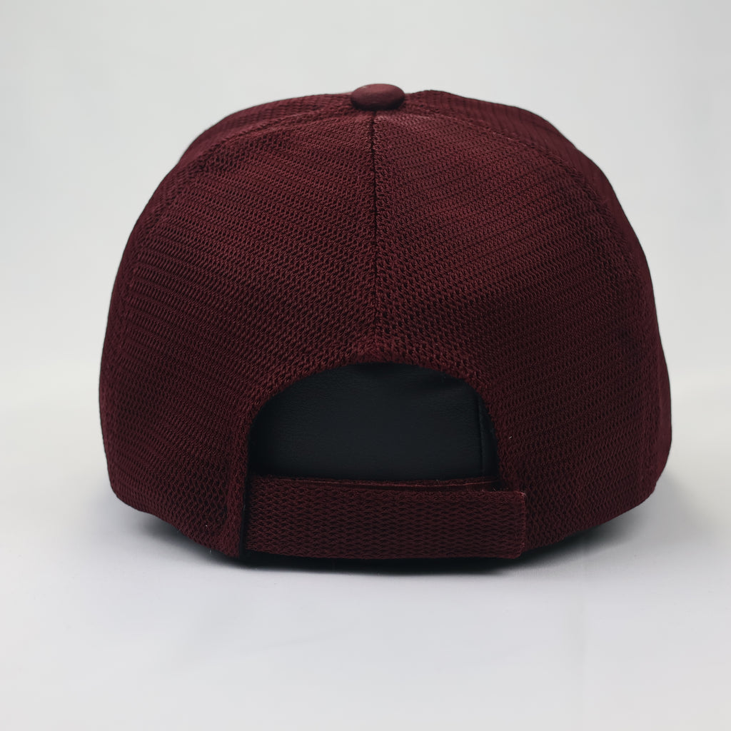 Vintage Heroes "K" Logo Thrifted Trucker Hat | Maroon & Cream Embroidery