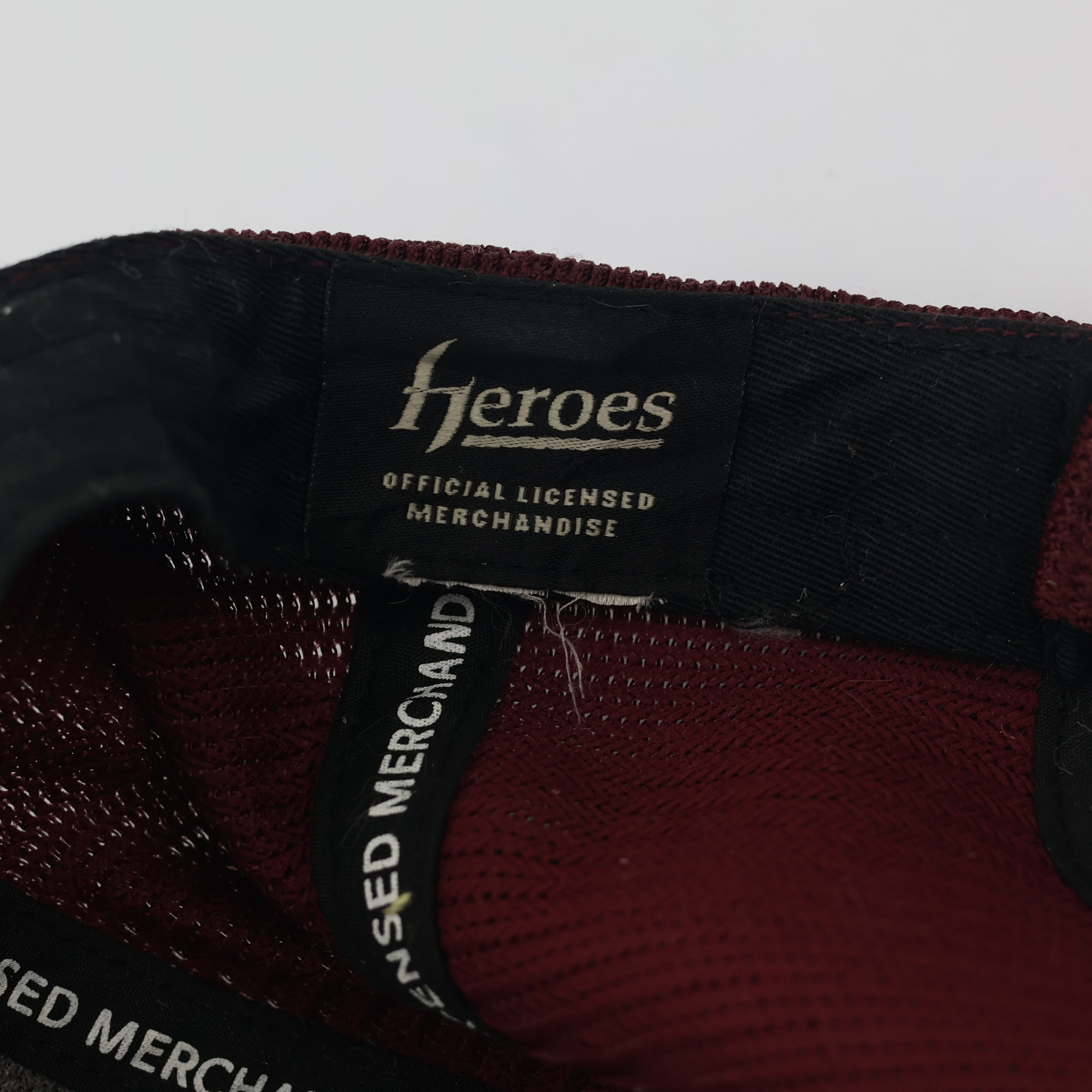 Vintage Heroes "K" Logo Thrifted Trucker Hat | Maroon & Cream Embroidery