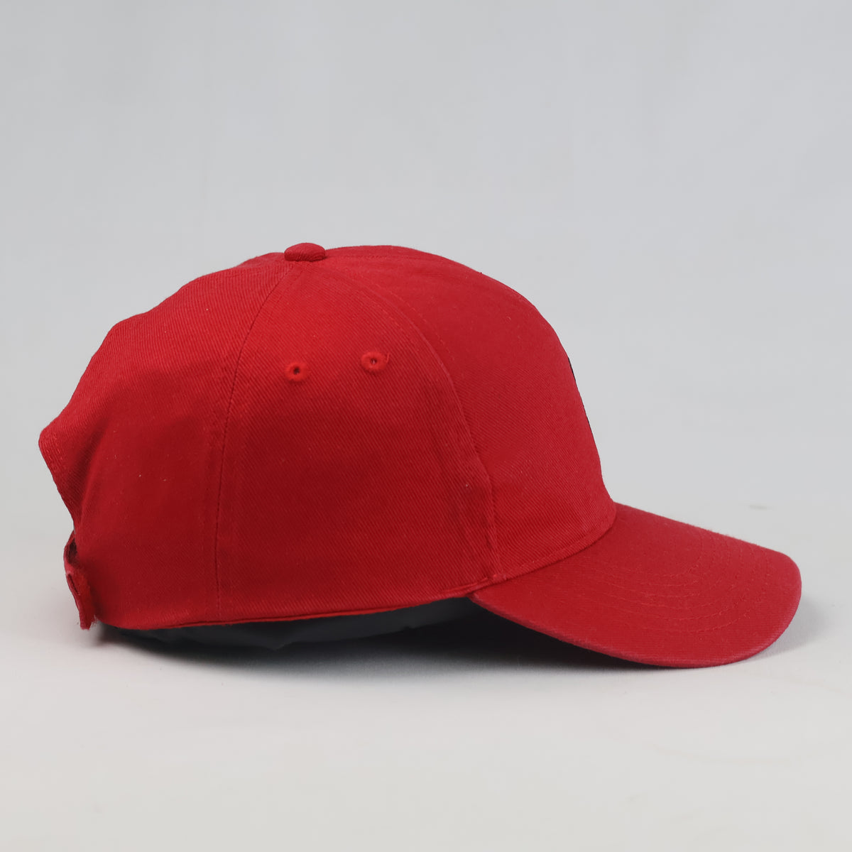 Thrifted Beechfield Peace Sign Embroidered Red Baseball Cap (57–58 cm) |10667