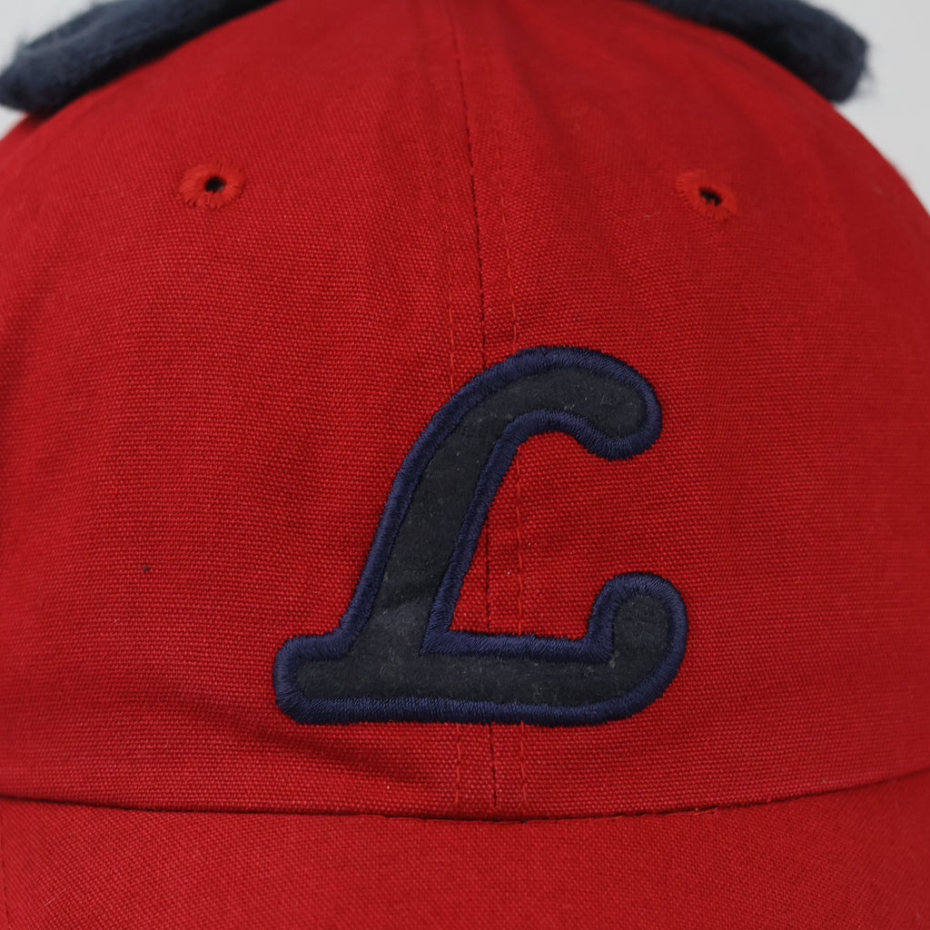 Vintage Levi’s Red Canvas Novelty Cap - Navy C Patch Bow Accent Hat