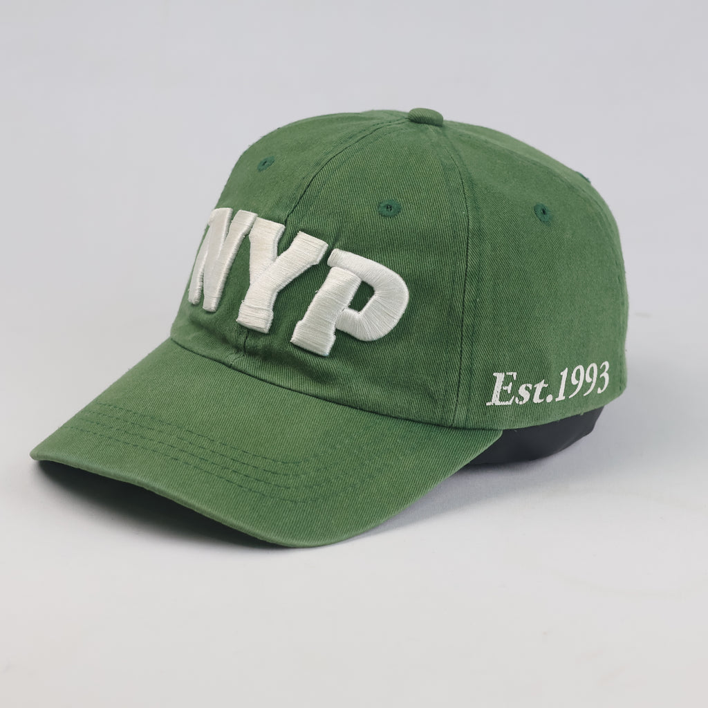 Thrifted New York Pizza Est.1993 Embroidered Dad Hat – Forest Green (57–58 cm) |10672