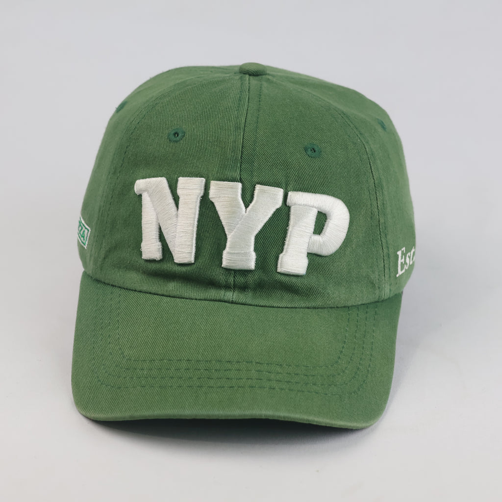 Thrifted New York Pizza Est.1993 Embroidered Dad Hat – Forest Green (57–58 cm) |10672