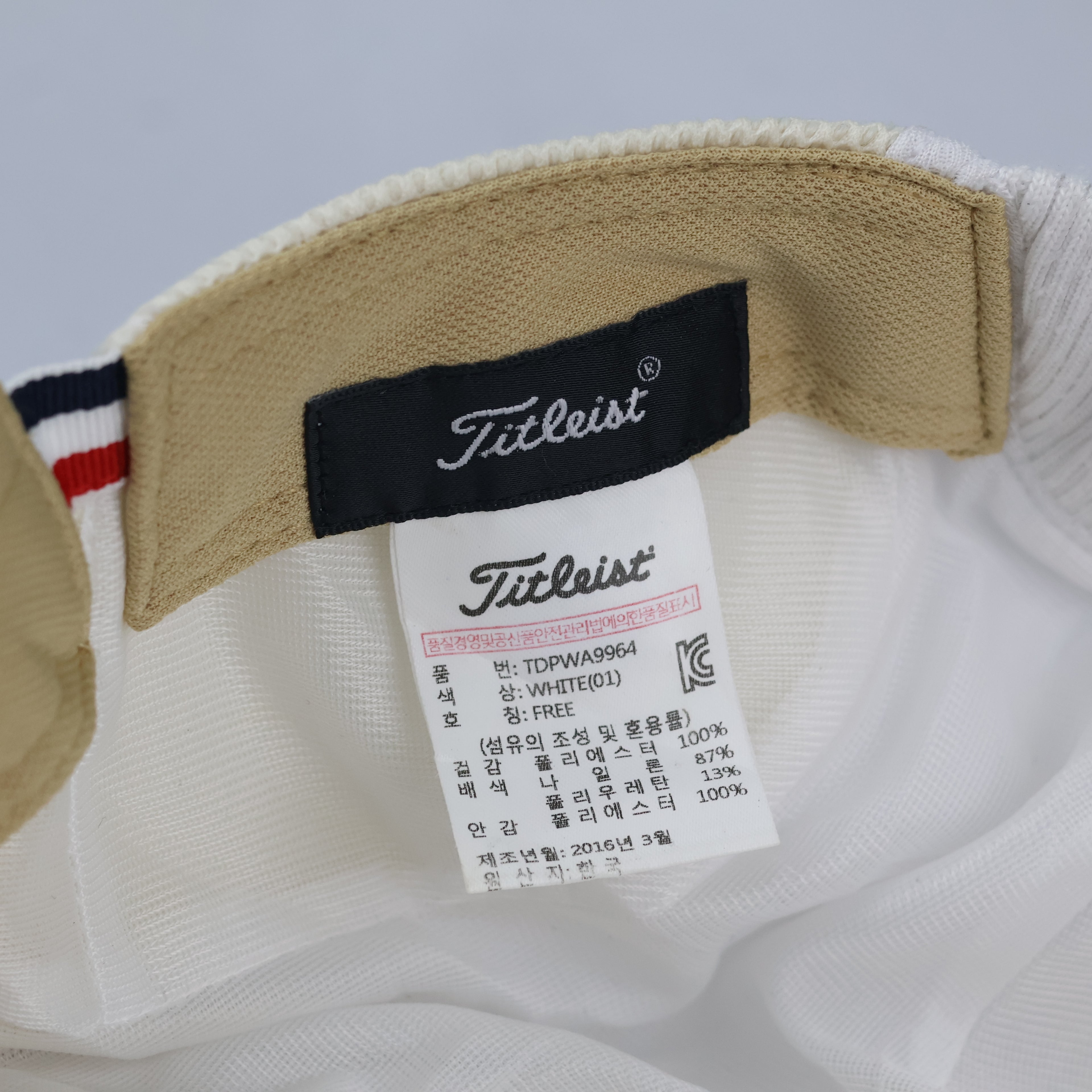 Titleist Technical Mesh Summer Ivy Cap | Thrifted Golf Hat 58cm