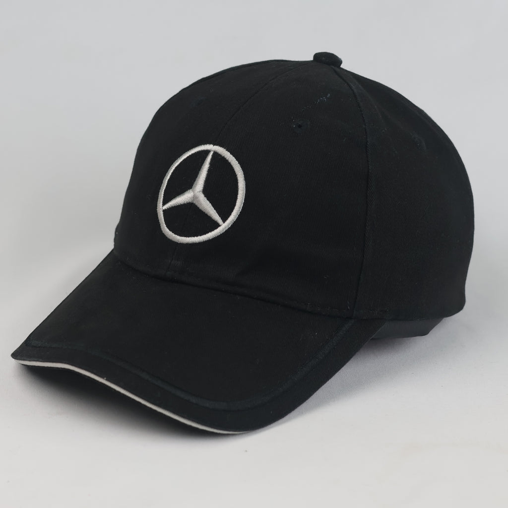 Thrifted Mercedes-Benz Embroidered Logo Baseball Cap – Classic Black (56–57 cm) | 10664