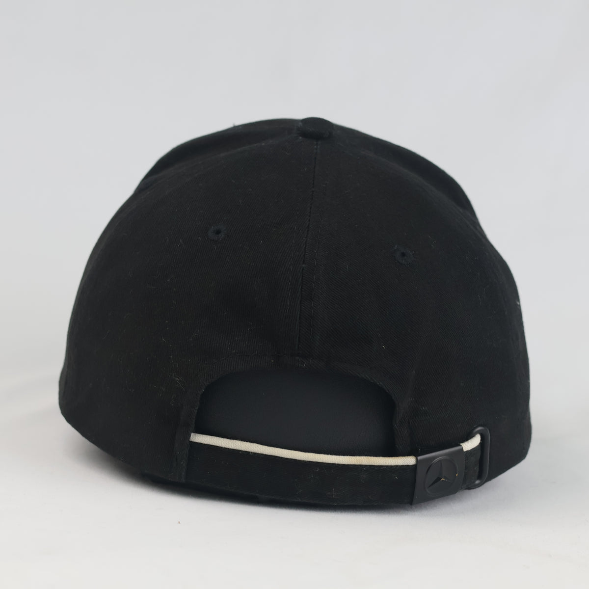 Thrifted Mercedes-Benz Embroidered Logo Baseball Cap – Classic Black (56–57 cm) | 10664