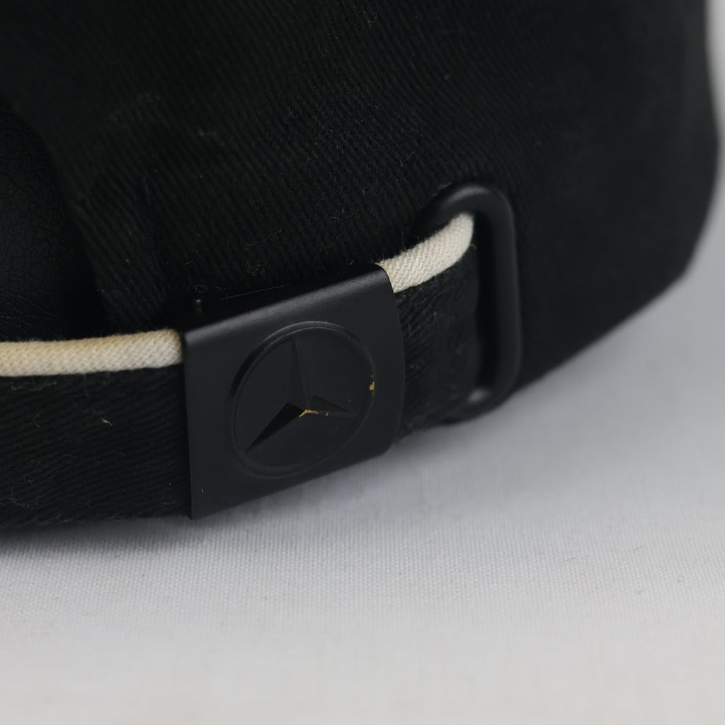 Thrifted Mercedes-Benz Embroidered Logo Baseball Cap – Classic Black (56–57 cm) | 10664
