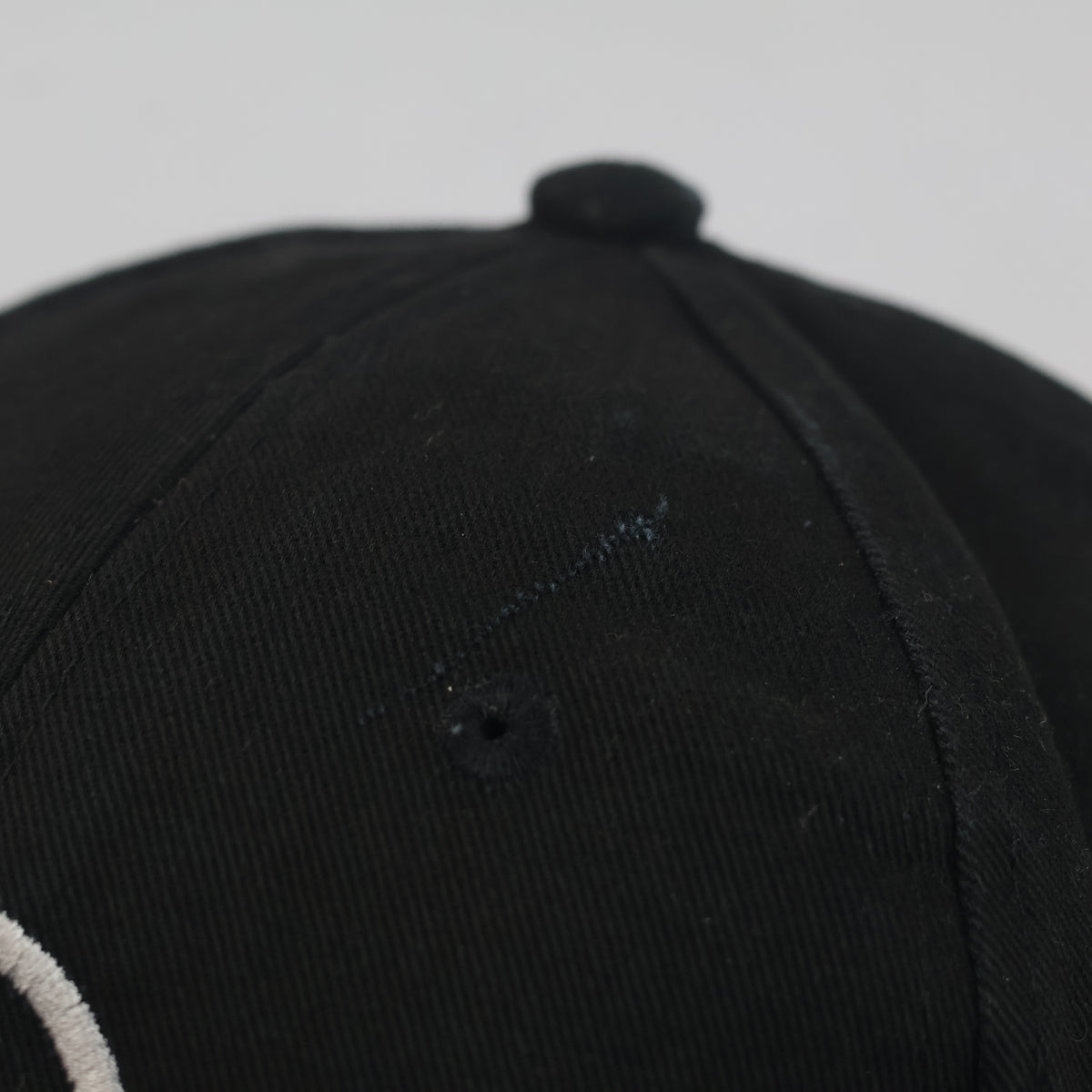 Thrifted Mercedes-Benz Embroidered Logo Baseball Cap – Classic Black (56–57 cm) | 10664