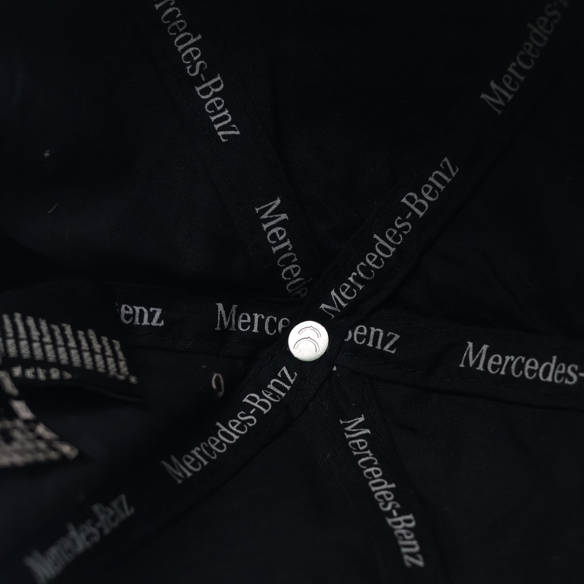 Thrifted Mercedes-Benz Embroidered Logo Baseball Cap – Classic Black (56–57 cm) | 10664