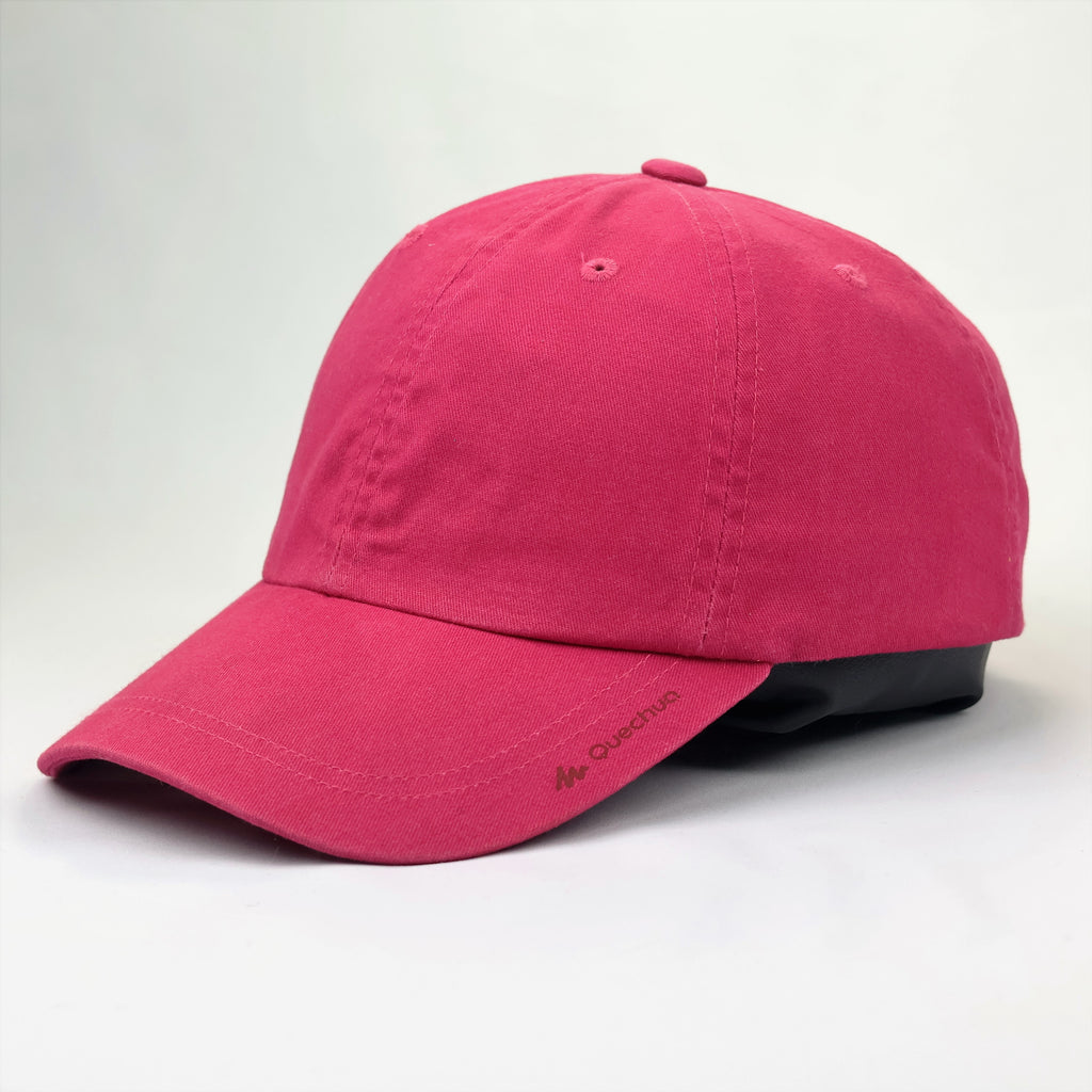 Quechua by Decathlon Pink Cotton Hiking Thrifted Cap - Size 56-57cm