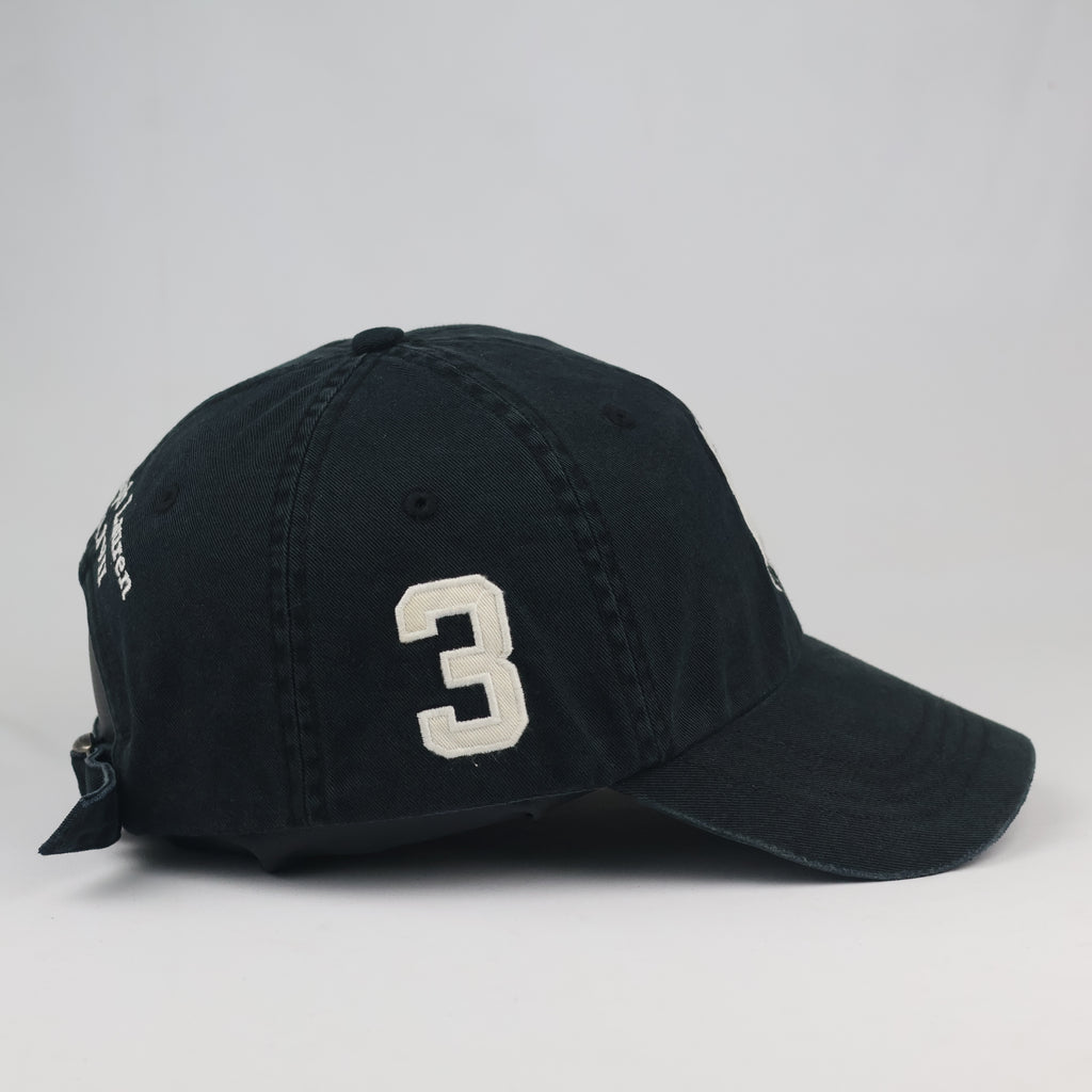 Polo Ralph Lauren Big Pony Dad Cap | Thrifted Black Sport Hat 57-59cm