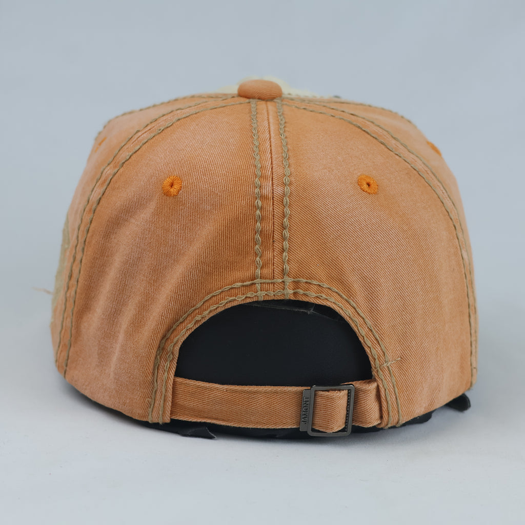 Thrifted Y2K Jamont Graphic Embroidered Dad Hat with Metal Stars – Pre-Loved (57–59 cm) | 10668