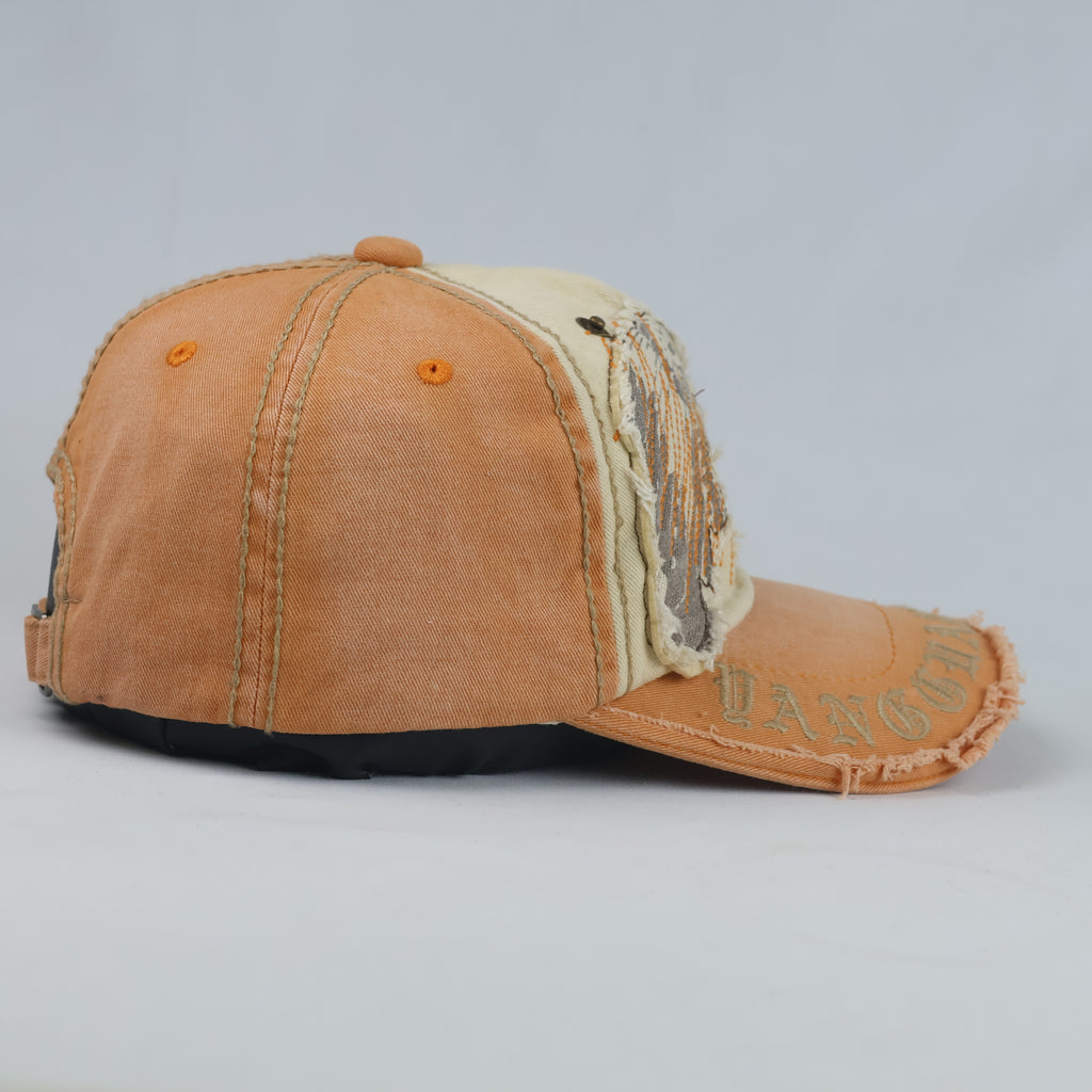 Thrifted Y2K Jamont Graphic Embroidered Dad Hat with Metal Stars – Pre-Loved (57–59 cm) | 10668
