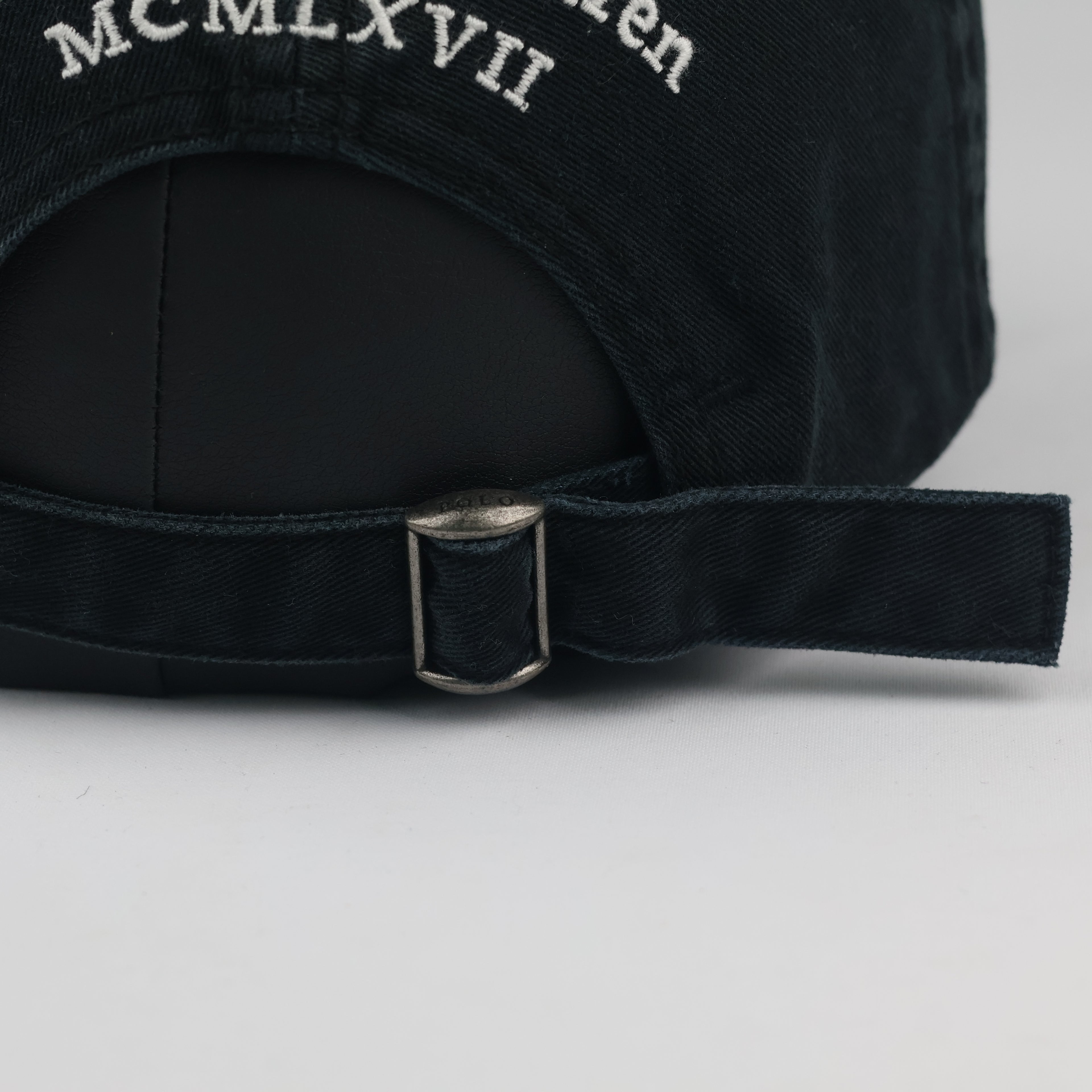 Polo Ralph Lauren Big Pony Dad Cap | Thrifted Black Sport Hat 57-59cm