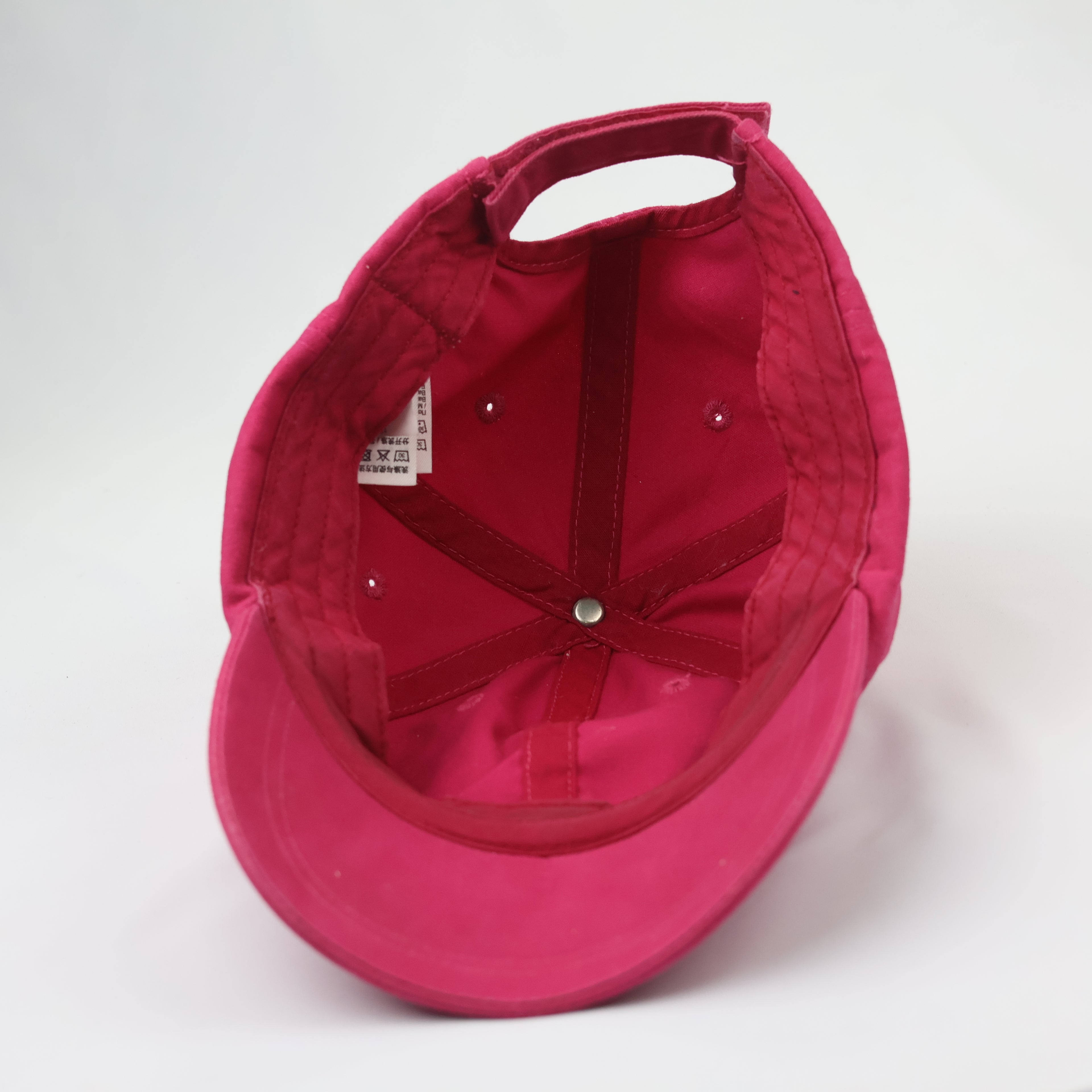 Quechua by Decathlon Pink Cotton Hiking Thrifted Cap - Size 56-57cm